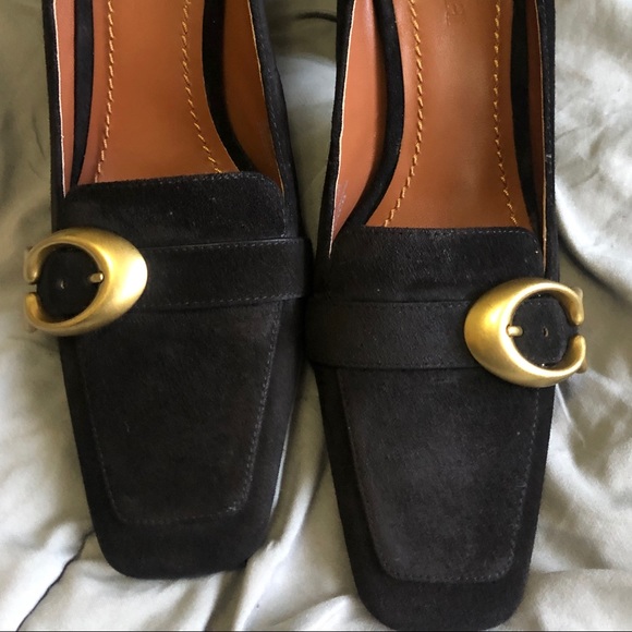 ✨✨Sold✨✨🎄Coach Jade loafer Square Toe, Block heel - Picture 5 of 8